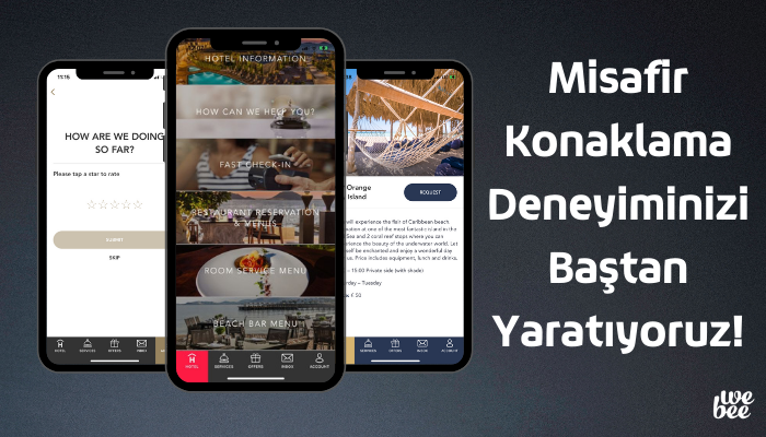 WeBee ile Otellerde Temassız Dönem Başladı!