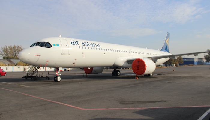 Air Astana dokuzuncu Airbus