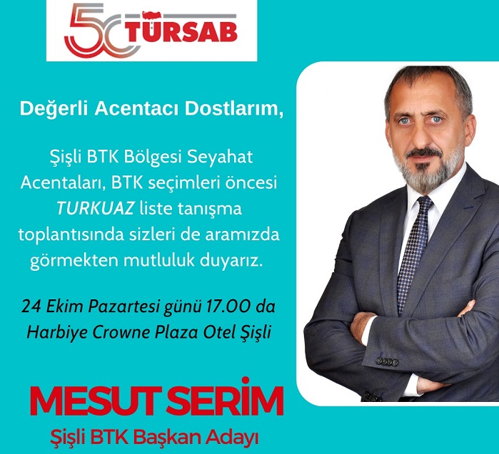 Şişli BTK Başkanlığına aday olan Mesut Serim