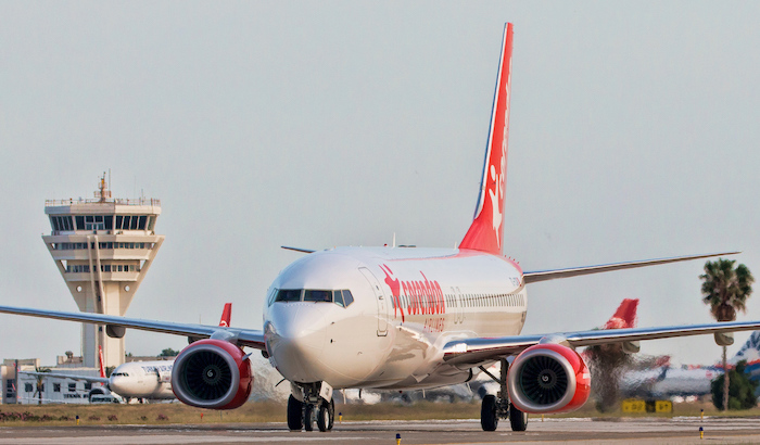 Corendon Airlines uçakları Hindistan'da