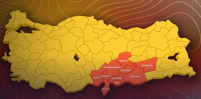 Afet Bölgesinde Hizmet Veren Nüfus Müdürlükleri