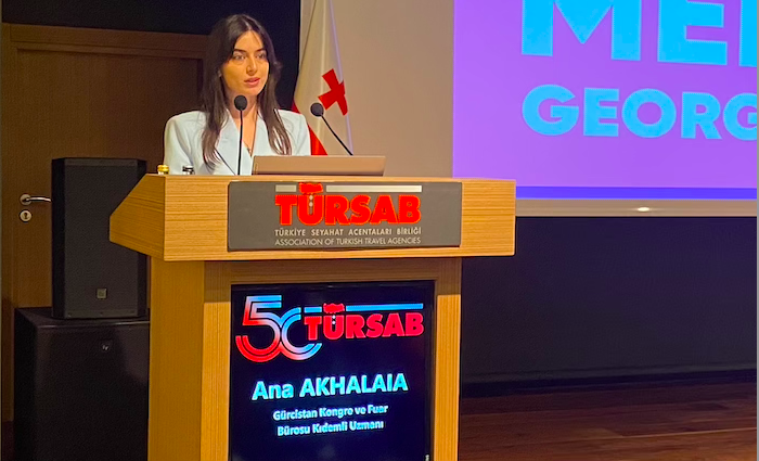 Gürcistan Kongre ve Fuar Bürosu Kıdemli Uzmanı Ana Akhalaia Convention and Exhibition Bureau of Georgia