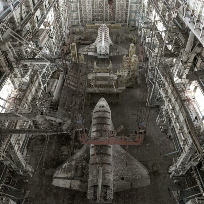 1. Russian space shuttles left abandoned for 30 years