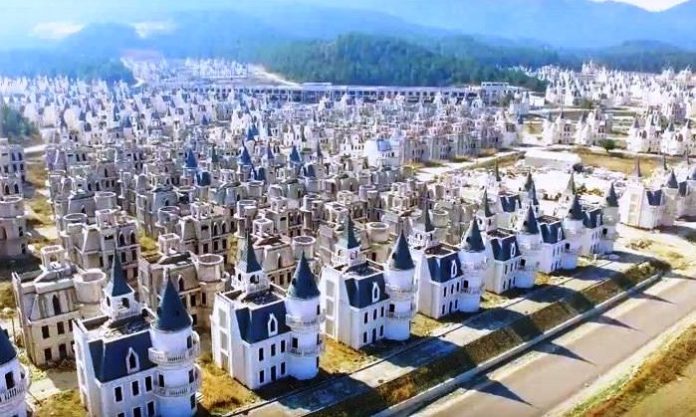 19. The Burj Al Babas in Turkey, once a dream holiday retreat with 732 castle-inspired villas, now lies abandoned due to financial struggles and a struggling economy.