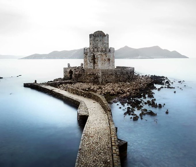 30. A crumbling sea fortress in Peloponnese, Greece